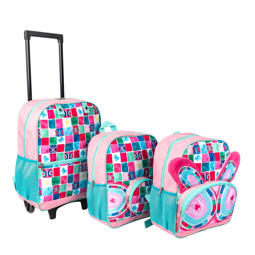 2023 New Fashion Butterfly Trolley School Bags