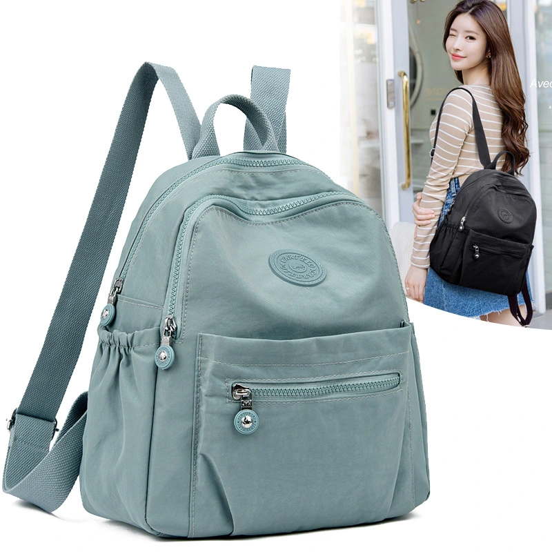 Backpack Women&prime; S Large Capacity Versatile Nylon Lightweight Travel Bag Book Mini Backpack Women Tablet