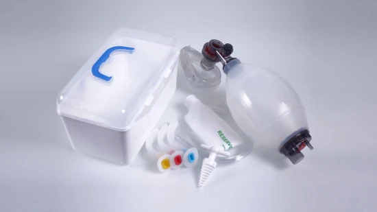 Reusable Silicone Ambu Bag Manual Resuscitator Factory with CE, FDA for Adult Pediatric Children Kids Size